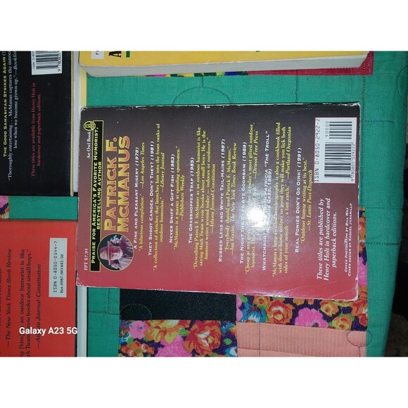 Patrick McManus Book Lot Of 5 - Picture 11 of 13